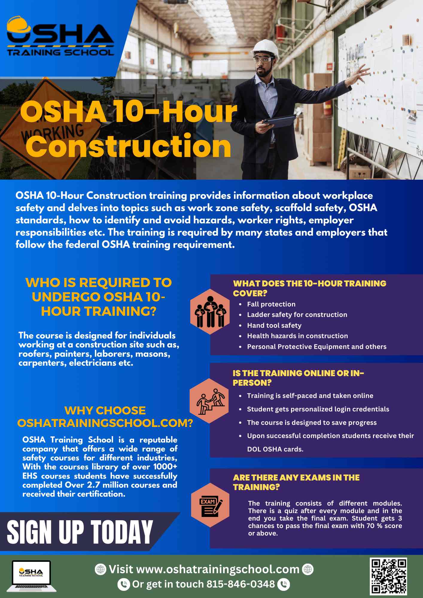 OSHA 10 Hour Construction Industry Outreach Online Training