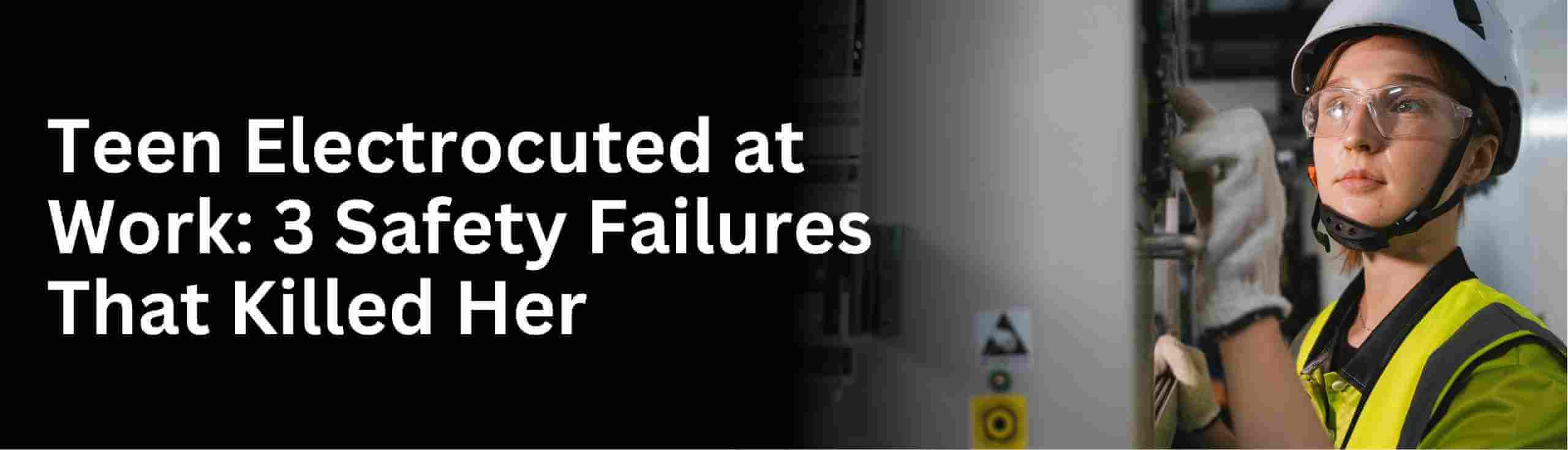 Learn about the case of 17 year old girl accident in workplace
